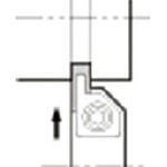 京セラ 溝入れ用ホルダ 【KGHR2525M-5】(旋削・フライス加工工具・ホルダー)【送料無料】