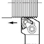 京セラ ねじ切り用ホルダ 【KTNR2525M-22】(旋削・フライス加工工具・ホルダー)【送料無料】