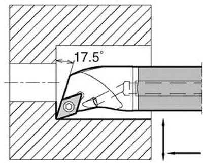 京セラ 内径加工用ホルダ 【E12Q-SDQCR07-16A-2/3】(旋削・フライス加工工具・ホルダー)【送料無料】