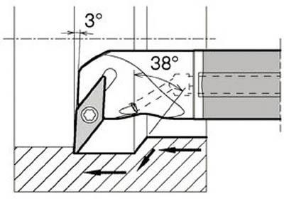 京セラ 内径加工用ホルダ 【E12Q-SVPBR11-18A】(旋削・フライス加工工具・ホルダー)【送料無料】