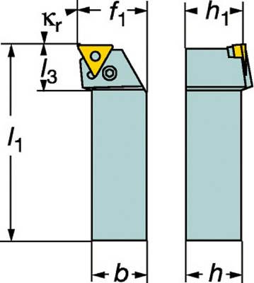 サンドビック Ｔ−Ｍａｘ Ｐ ネガチップ用ボーリングバイト【S32U-PTFNL 16-W】(旋削・フライス加工工具・ホルダー)【送料無料】