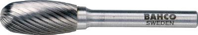 バーコ タマゴ形超硬ロータリーバーダブルカット【BAHE1222M06X】(研削研磨用品・超硬バー)【送料無料】