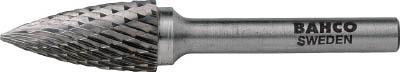 バーコ トンガリ形超硬ロータリーバーダブルカット【BAHG1625M06X】(研削研磨用品・超硬バー)【送料無料】