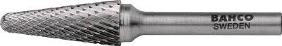 バーコ 砲弾形超硬ロータリーバーダブルカット【BAHL1230M06X】(研削研磨用品・超硬バー)【送料無料】