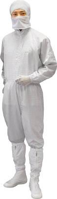ブラストン フード付つなぎ服 ホワイト Ｌサイズ【BSC-11021-W-L】(理化学・クリーンルーム用品・クリーンルーム用ウェア)【送料無料】 7,446円