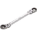 ＫＴＣ ラチェットめがねレンチ（両頭型首振りタイプ） 12Ｘ14ｍｍ【MR1-1214F】(レンチ・スパナ・プーラ・ラチェットレンチ)