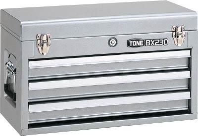 ＴＯＮＥ ツールチェスト 508Ｘ232Ｘ302ｍｍ シルバー【BX230SV】(工具箱・ツールバッグ・スチール製工具箱)【送料無料】