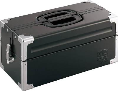 ＴＯＮＥ ツールケース（メタル） Ｖ形2段式 マットブラック【BX322BK】(工具箱・ツールバッグ・スチール製工具箱)【送料無料】