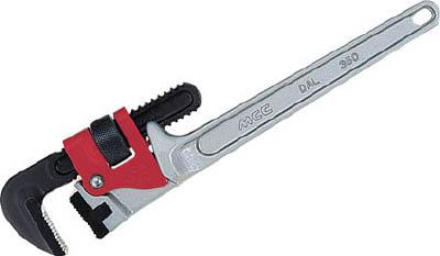 ＭＣＣ パイプレンチ アルミ白・エンビ被覆管用ＤＡ 350【PWVDA350】(水道・空調配管用工具・パイプレンチ)【送料無料】 6,402円