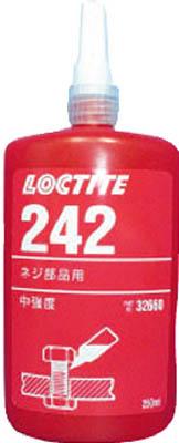 ロックタイト ネジロック剤 242 250ｍｌ【242-250】(接着剤・補修剤・ねじゆるみ止め剤)【送料無料】の通販は 17,260円