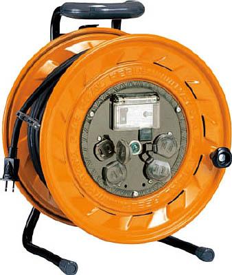 ハタヤ 単相100Ｖ型ブレーカーリール 30ｍ 地びた付 とび出し繋ぎ付【BS-301K】【貨物輸送無料】