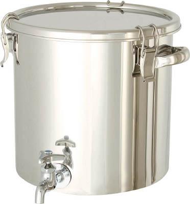 日東 ステンレスタンク ストレート密閉タンク(蛇口付) 20L【CTH-W-30】(ボトル・容器・ステンレスタンク)【送料無料】の通販は