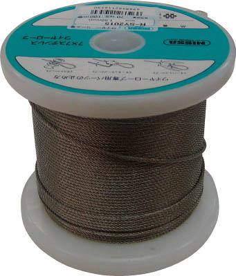 ニッサチェイン ステンレスワイヤーロープ 2．0ｍｍ×100ｍ【TSY-20-100】(建築金物・工場用間仕切り・ワイヤロープ)【送料無料】の通販は