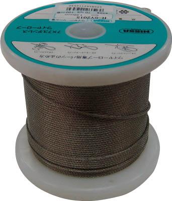 ニッサチェイン ステンレスワイヤーロープ 3．0ｍｍ×100ｍ【TSY-30-100】(建築金物・工場用間仕切り・ワイヤロープ)【送料無料】