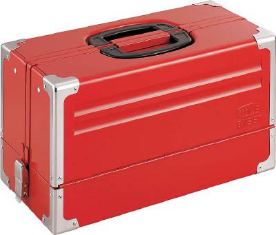 ＴＯＮＥ ツールケース（メタル） Ｖ形3段式 433Ｘ220Ｘ240ｍｍ【BX331】(工具箱・ツールバッグ・スチール製工具箱)【送料無料】