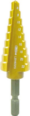 エビ ステージドリル コーティング 9段 六角軸【LBH622G】(穴あけ工具・ステップドリル)【送料無料】の通販は
