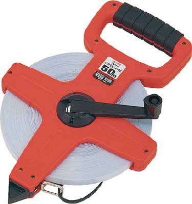 タジマ エンジニヤ スーパーワイド幅 13ｍｍ／長さ 50ｍ／張力 100Ｎ【HSW-50】(測量用品・巻尺)【送料無料】の通販は