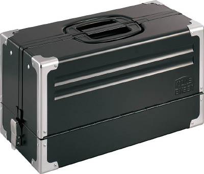 ＴＯＮＥ ツールケース（メタル） Ｖ形3段式 マットブラック【BX331BK】(工具箱・ツールバッグ・スチール製工具箱)【送料無料】