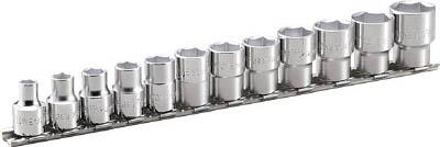 ＴＯＮＥ ソケットセット（6角・ホルダー付） 吋目 12ｐｃｓ【HSB312】(レンチ・スパナ・プーラ・ソケット)【送料無料】 6,536円
