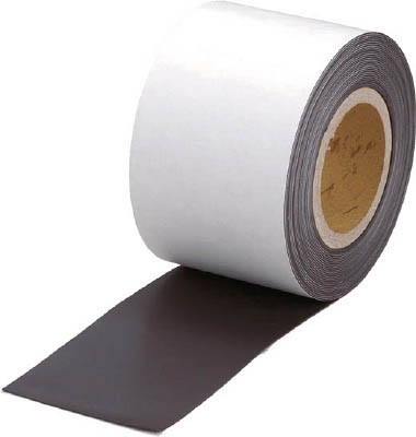 ＴＲＵＳＣＯ マグネットロール 糊付 ｔ0．6ｍｍＸ巾100ｍｍＸ20ｍ【TMGN06-100-20】(マグネット用品・マグネット素材)【送料無料】の通販は 12,215円