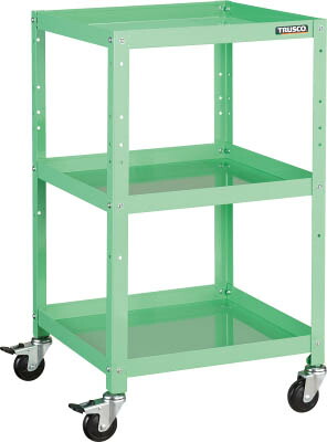 ＴＲＵＳＣＯ ラビットワゴン 500Ｘ500 ゴム車輪 ＹＧ色【RBW-953 YG】(ツールワゴン・ボルト式ワゴン)【送料無料】の通販は