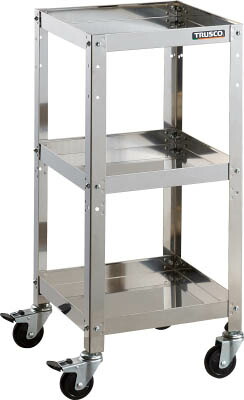 ＴＲＵＳＣＯ クリーンラビット 75φゴム車鉄金具【CRB-833】(ツールワゴン・ステンレス製ワゴン)【送料無料】の通販は