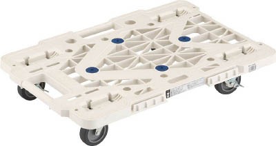 ＴＲＵＳＣＯ ルートバン 400Ｘ600 4輪自在 Ｓ付 白 メッシュタイプ【MPK-600JS-W】(運搬台車・平台車)【送料無料】の通販はその他作業工具