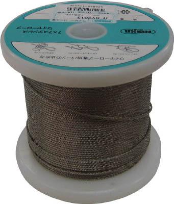 ニッサチェイン ステンレスワイヤーロープ 1．2ｍｍ×150ｍ【TSY-12-150】(建築金物・工場用間仕切り・ワイヤロープ)【送料無料】