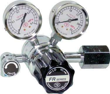 分析機用二段圧力調整器 ＦＲ−1Ｂ【FR1BTRC13】(溶接用品・ガス調整器)【送料無料】