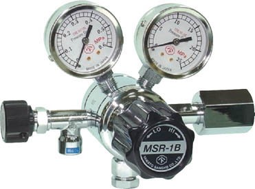 分析機用二段圧力調整器 ＭＳＲ−1Ｂ【MSR1B11TRC】(溶接用品・ガス調整器)【送料無料】