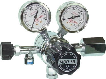 分析機用二段圧力調整器 ＭＳＲ−1Ｂ【MSR1B13TRC】(溶接用品・ガス調整器)【送料無料】