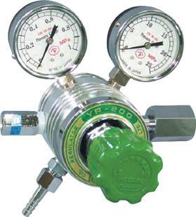 フィン付圧力調整器 ＹＲ−200【YR200A】(溶接用品・ガス調整器)【送料無料】