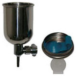 アネスト岩田 ステンレス製脚付き重力式カップ【PC-400SB-2LF】(塗装・内装用品・スプレーガン)【送料無料】 4,657円