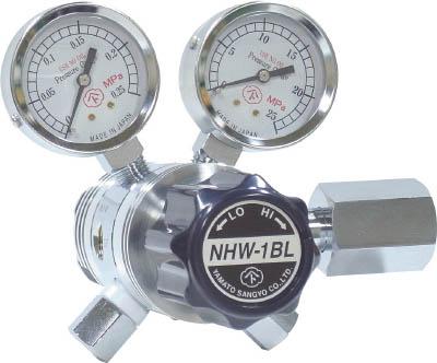 分析機用フィン付二段微圧調整器 ＮＨＷ−1ＢＬ【NHW1BLTRC】(溶接用品・ガス調整器)(代引不可)【送料無料】