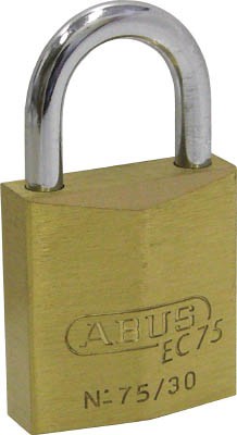 ＡＢＵＳ 真鍮南京錠 ＥＣ75−60 ディンプルシリンダー 同番【EC75-60-KA】(建築金物・工場用間仕切り・鍵)【送料無料】の通販は