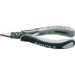 ＫＮＩＰＥＸ ＥＳＤ精密用プライヤー 半丸 135ｍｍ【3422-130ESD】(ペンチ・ニッパ・精密プライヤー)【送料無料】