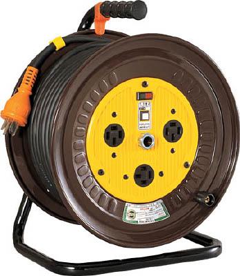 日動 電工ドラム 三相200Ｖドラム アース付 30ｍ【ND-E330-20A】(コードリール・延長コード・コードリール200Ｖ)【送料無料】