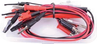 テイシン電機 テストリードセット 40ｃｍ【TLA-210】(電設配線部品・クリップ・テストリード)【送料無料】