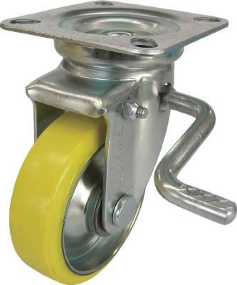 ＴＲＵＳＣＯ 帯電防止ウレタンキャスター 自在ダブルストッパー付 Φ150【TYUEJB-150A】(キャスター・静電キャスター)【送料無料】の通販は 8,720円