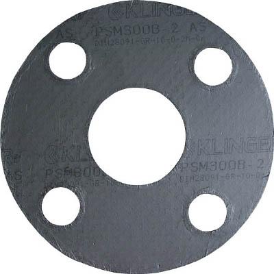クリンガー 膨張黒鉛ガスケット（ステンレス爪付鋼板入り） 5枚入り【PSM-10K-100A】(管工機材・フランジ)【送料無料】