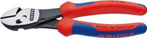 ＫＮＩＰＥＸ ツインフォースニッパー 180ｍｍ【7372-180BK】(ペンチ・ニッパ・ニッパ電工用)【送料無料】
