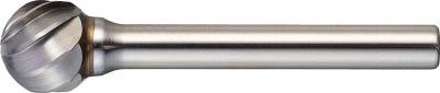 ＴＲＵＳＣＯ 超硬バー 球型 Φ19Ｘ刃長18Ｘ軸6 アルミカット【TA8C190】(研削研磨用品・超硬バー)【送料無料】