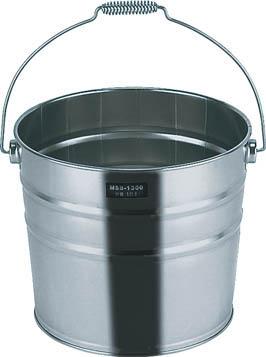 ＴＲＵＳＣＯ 18−8ステンレスバケット Ａ型つる付 15Ｌ 300ＸＨ305【T-MNM-15A】(ボトル・容器・ステンレスタンク)【送料無料】