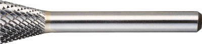 ＴＲＵＳＣＯ 超硬バー 逆テーパー型 Φ16Ｘ刃長19Ｘ軸6 ダブルカット【TB52C160】(研削研磨用品・超硬バー)【送料無料】の通販は