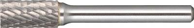 ＴＲＵＳＣＯ 超硬バー 円筒型 Φ12．7Ｘ刃長25Ｘ軸6 コースカット【TH1C127】(研削研磨用品・超硬バー)【送料無料】