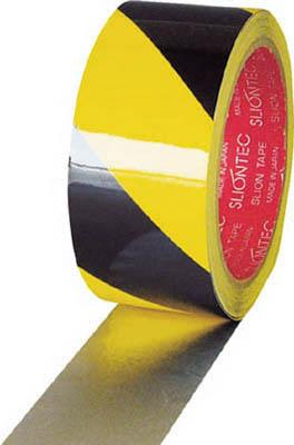 スリオン 危険表示用反射テープ 90ｍｍ×10ｍ黄／黒【965200-00-90X10】(テープ用品・安全表示テープ)【送料無料】の通販は 5,693円