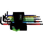 Ｗｅｒａ 967ＳＰＫＬ／10ＳＭＮ マルチカラートルクスキーセット【73599】(ドライバー・六角棒レンチ・ヘックスローブレンチ)