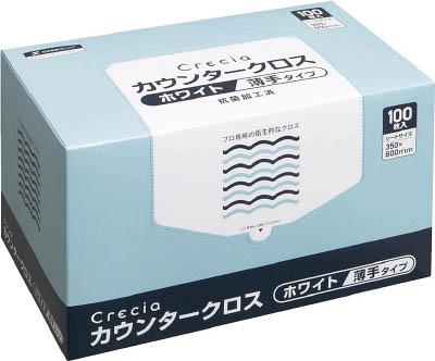 クレシア カウンタークロス 薄手タイプ ホワイト【65402】(労働衛生用品・食品衛生用品)【送料無料】の通販は 21,190円