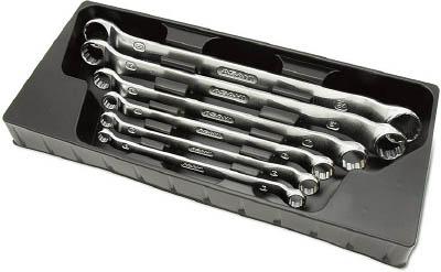 ＡＳＨ レボウェーブ両口めがねレンチ6丁組セット8Ｘ10−22Ｘ24【OLS060】(レンチ・スパナ・プーラ・めがねレンチ)【送料無料】の通販は