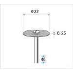 ナカニシ 電着ダイヤモンドディスク【14313】(電動工具・油圧工具・マイクログラインダー)【送料無料】